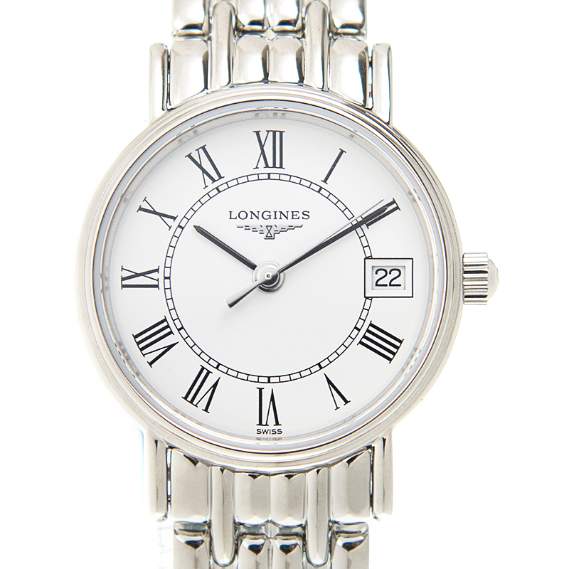 Longines grande classique white clearance dial ladies watch l43194116